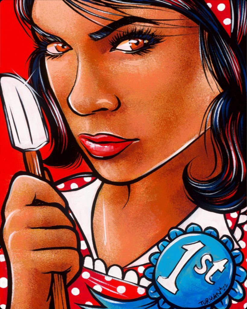 Spatula and Polkadots and Scallops