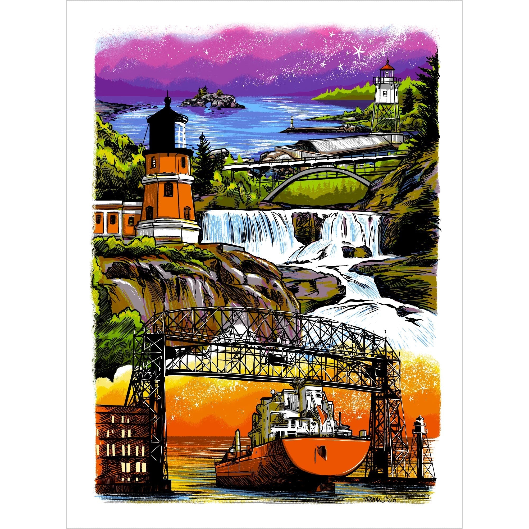 Along the Lake - 8x10 Fine Art Print