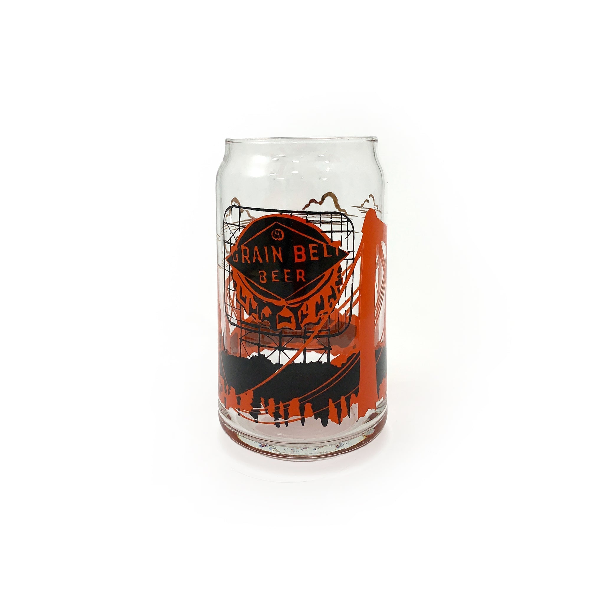 MN Beer Can Glass