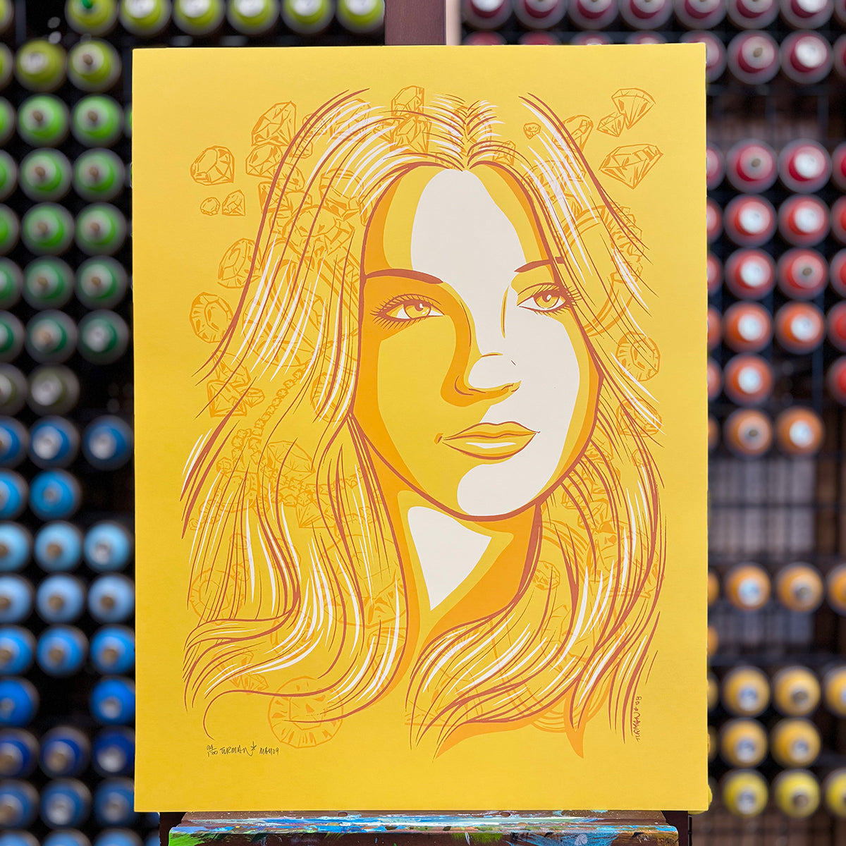 Blonde, Brunette, & Freckles - Set of 3 Original Screen Prints