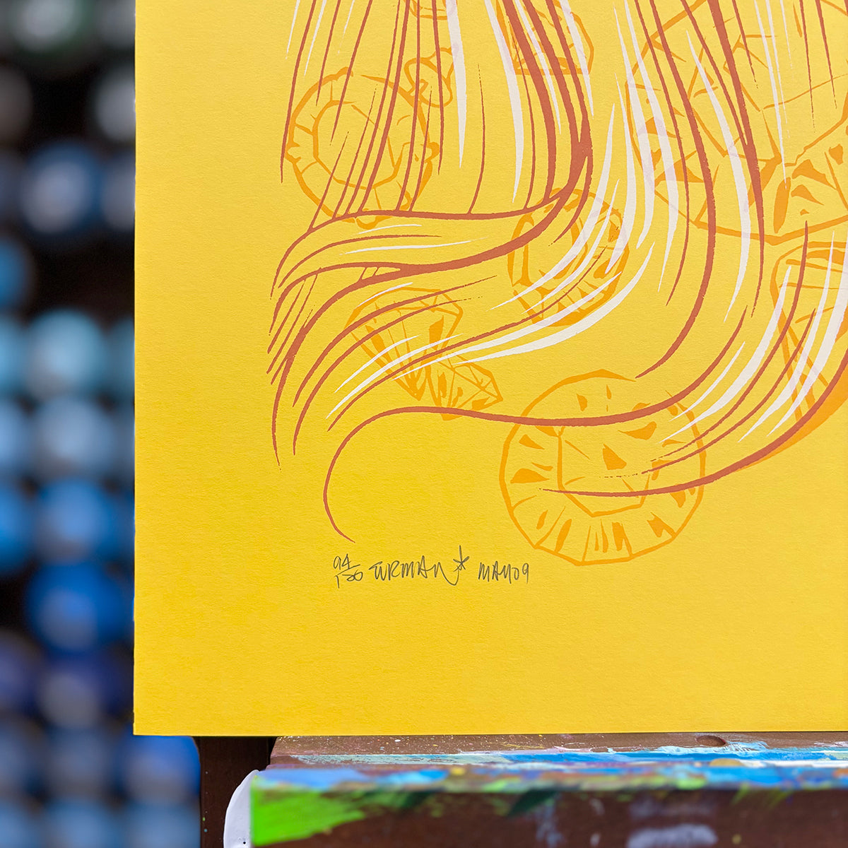Blonde, Brunette, & Freckles - Set of 3 Original Screen Prints