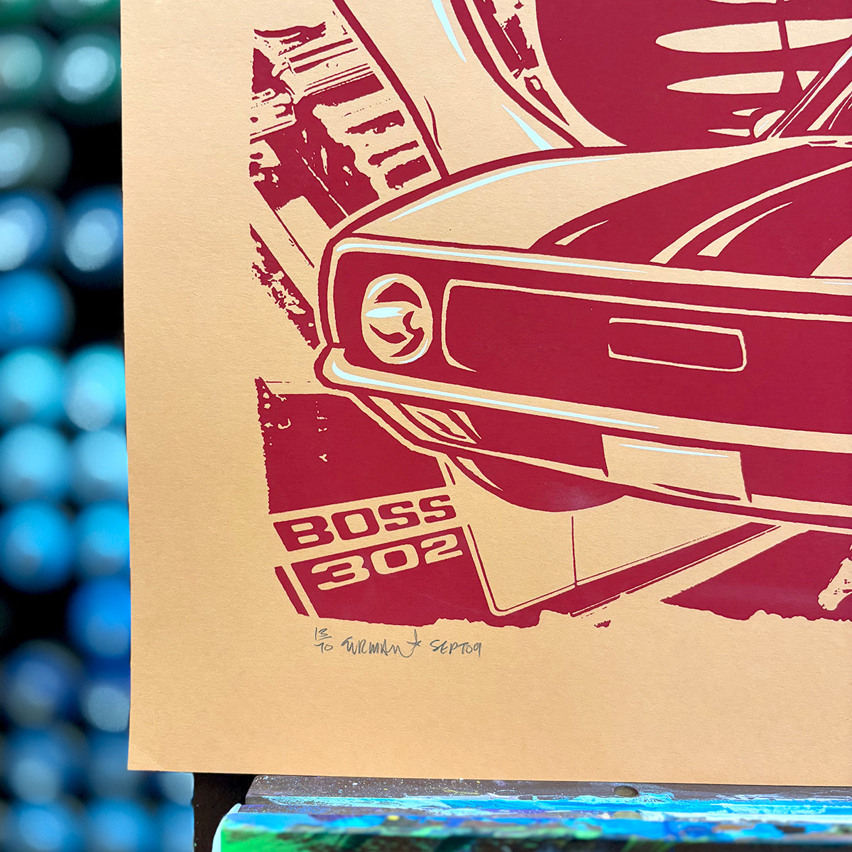 Boss 302 - Original Screen Print