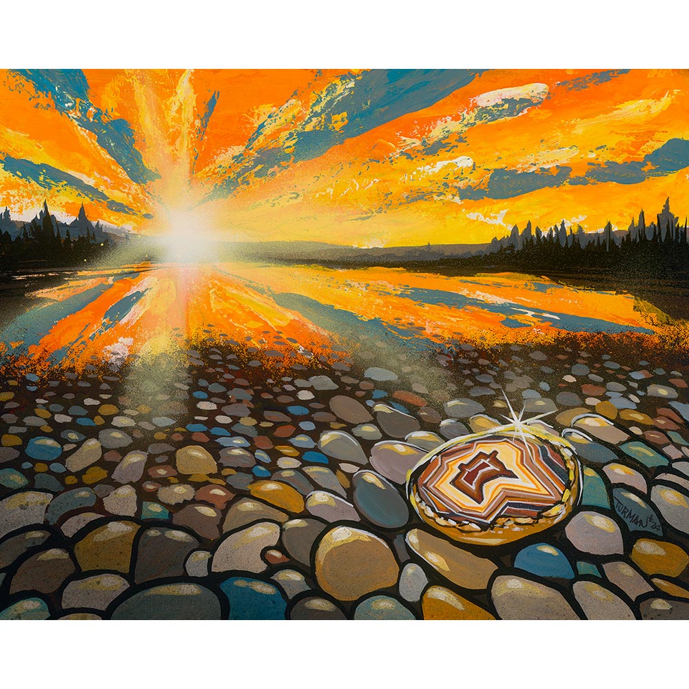 Discover Agates on the North Shore - 10x8 Fine Art Print