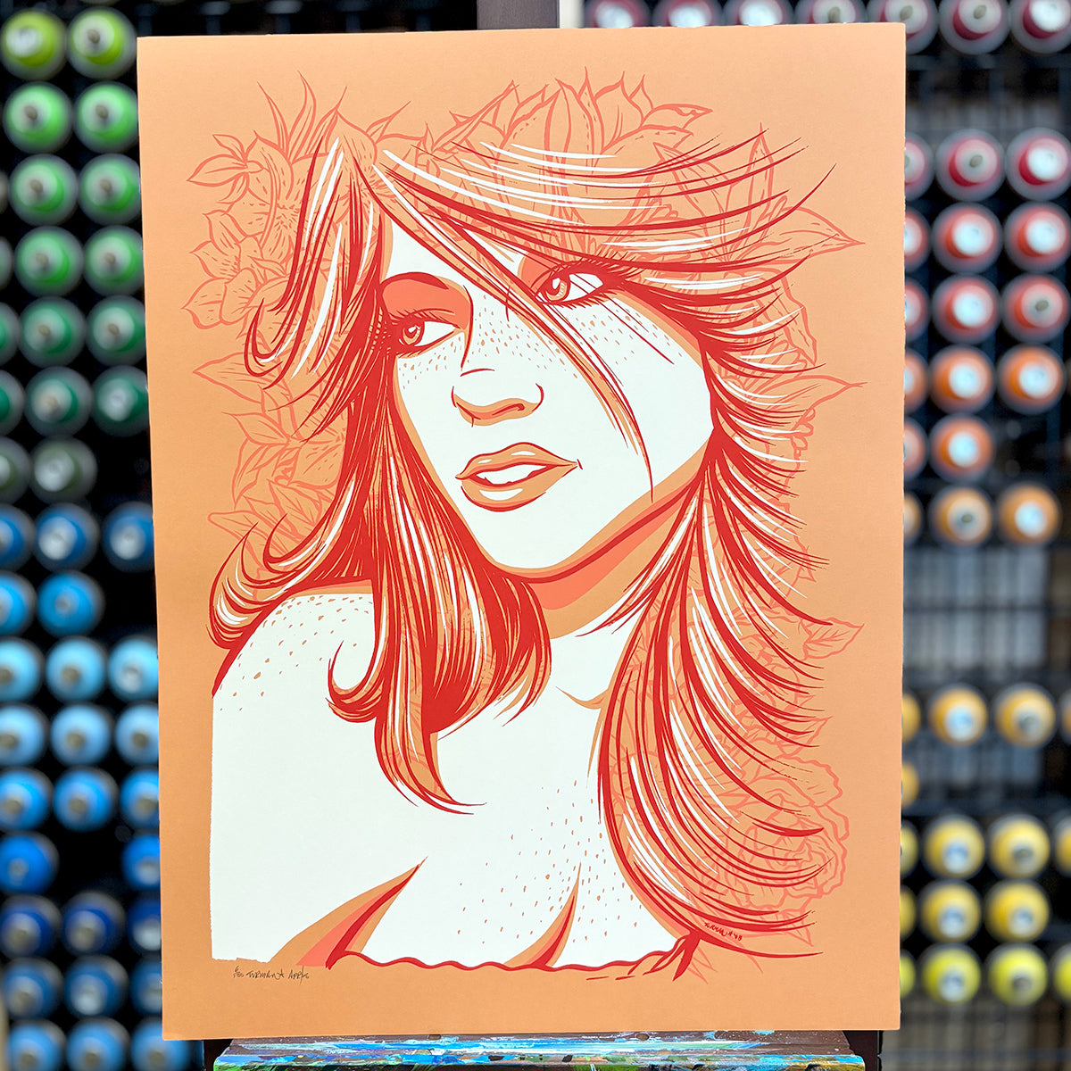 Blonde, Brunette, & Freckles - Set of 3 Original Screen Prints
