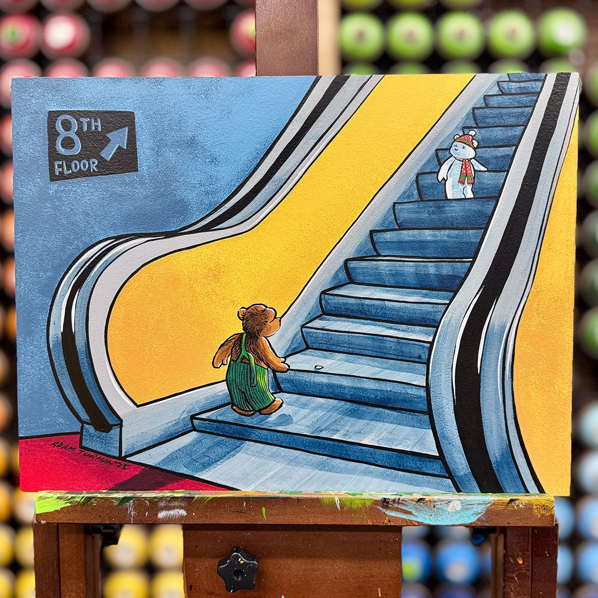 8th Floor - Inktober 2025 - 16x12