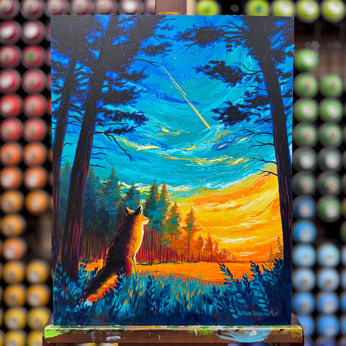 Passing By - Inktober 2025 - 14x18