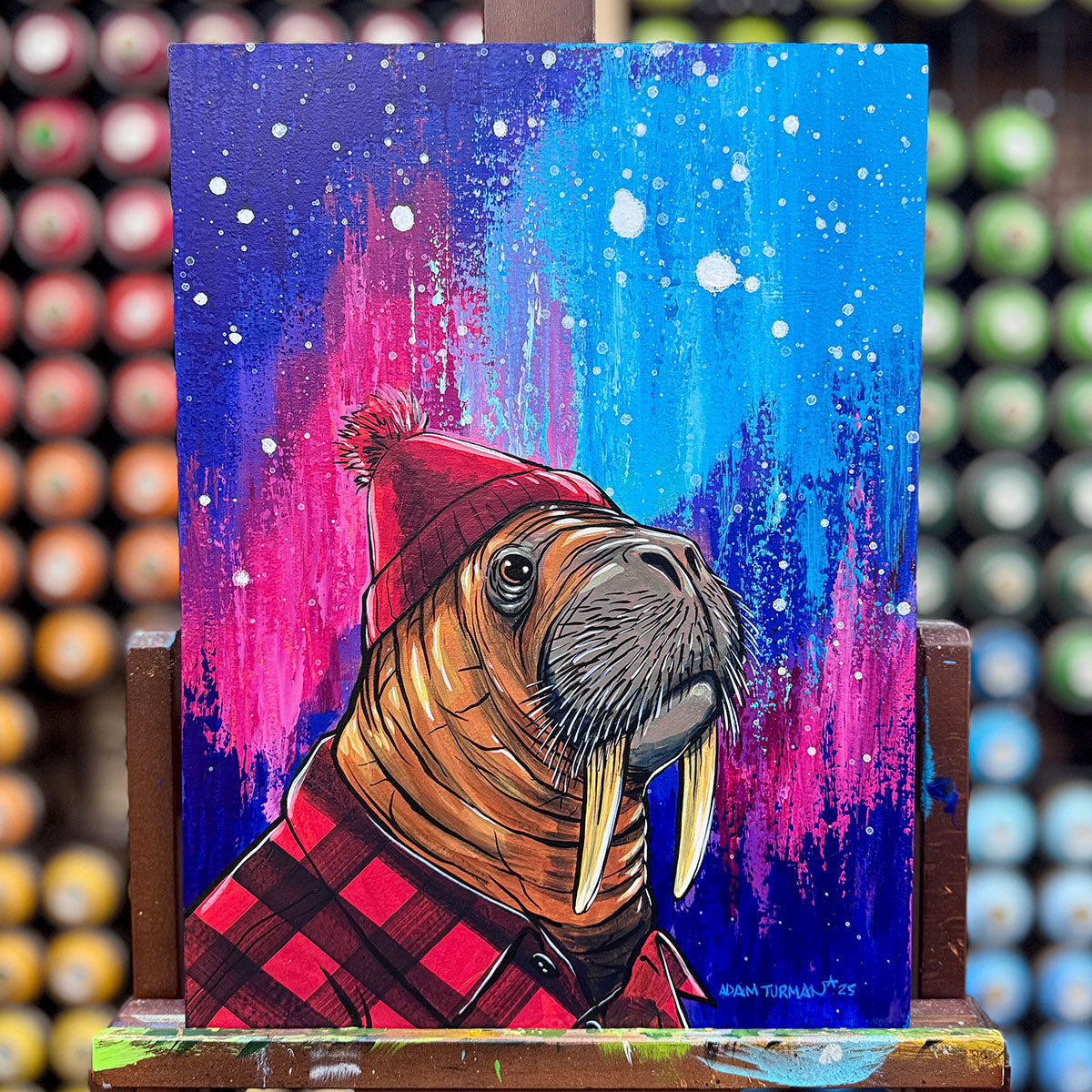 The Walrus is Paul - Inktober 2025 - 12x16