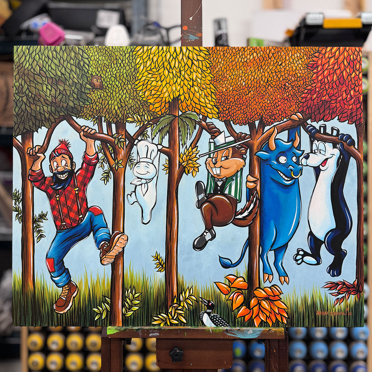 Northern Rumpus - Inktober 2025 - 30x24