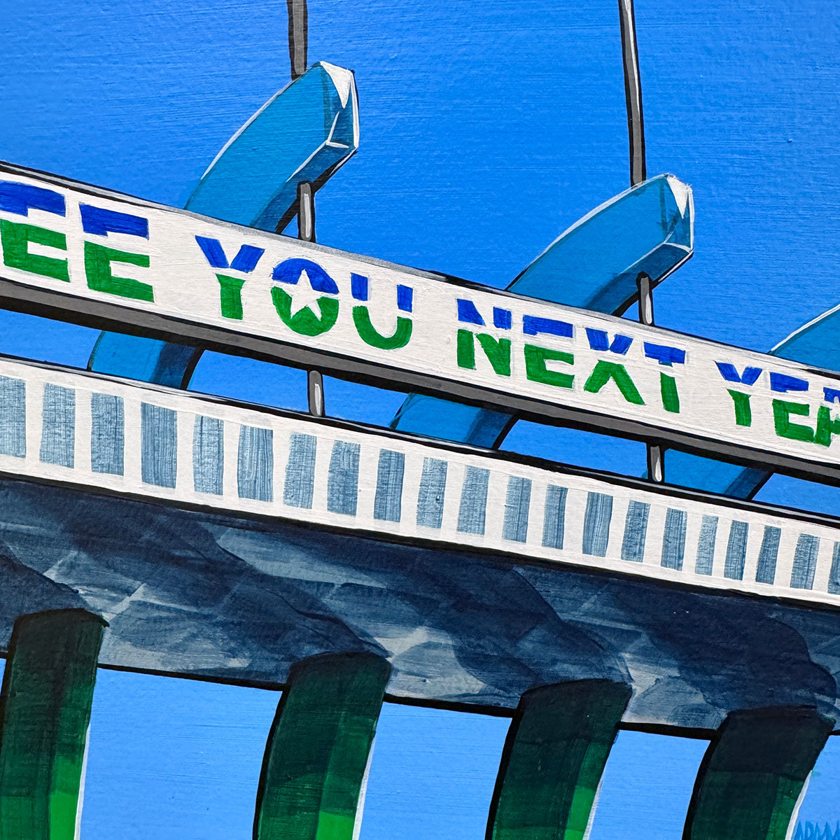 See You Next Year - Inktober 2025 - 12x16