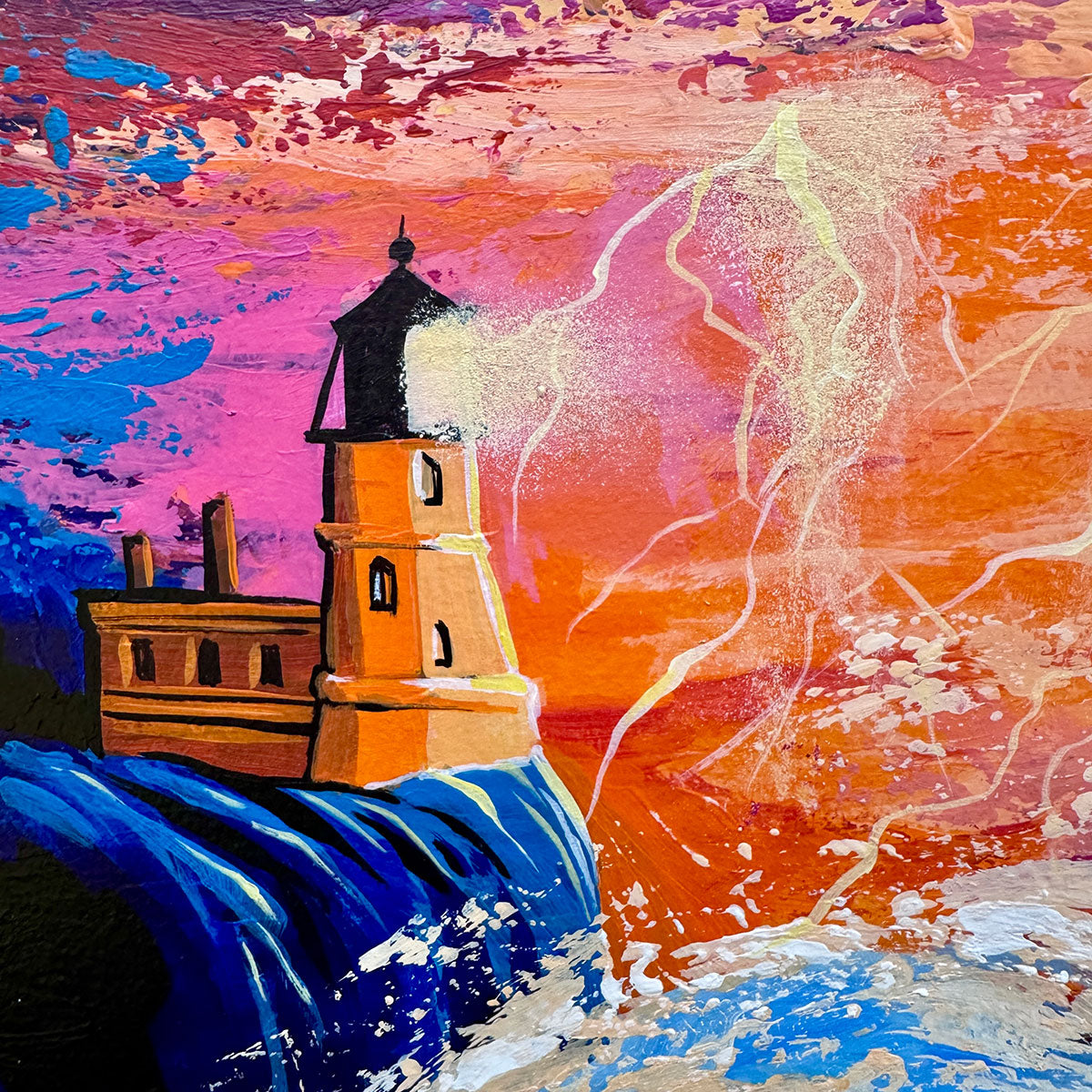 Flash Thunder - Inktober 2025 - 12x16