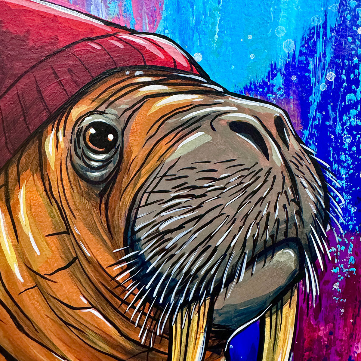 The Walrus is Paul - Inktober 2025 - 12x16