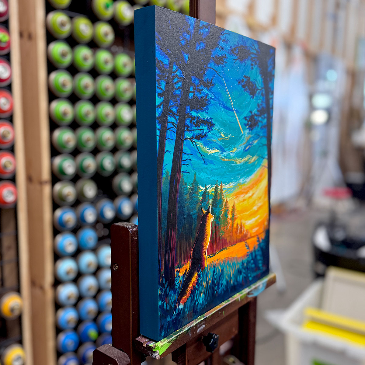 Passing By - Inktober 2025 - 14x18