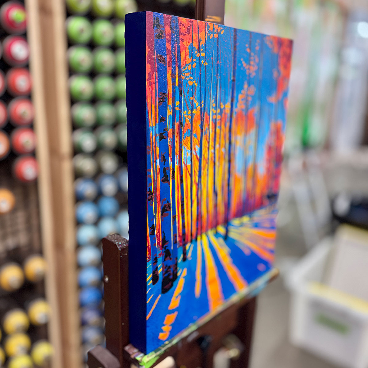 Birch Forest - Inktober 2025 - 14x18