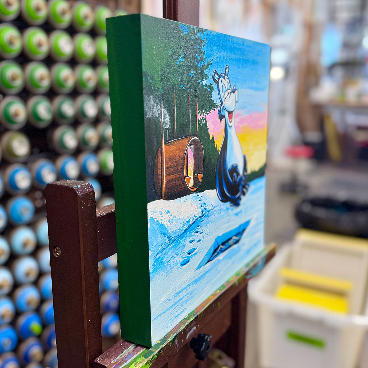 Cannonball - Inktober 2025 - 12x12