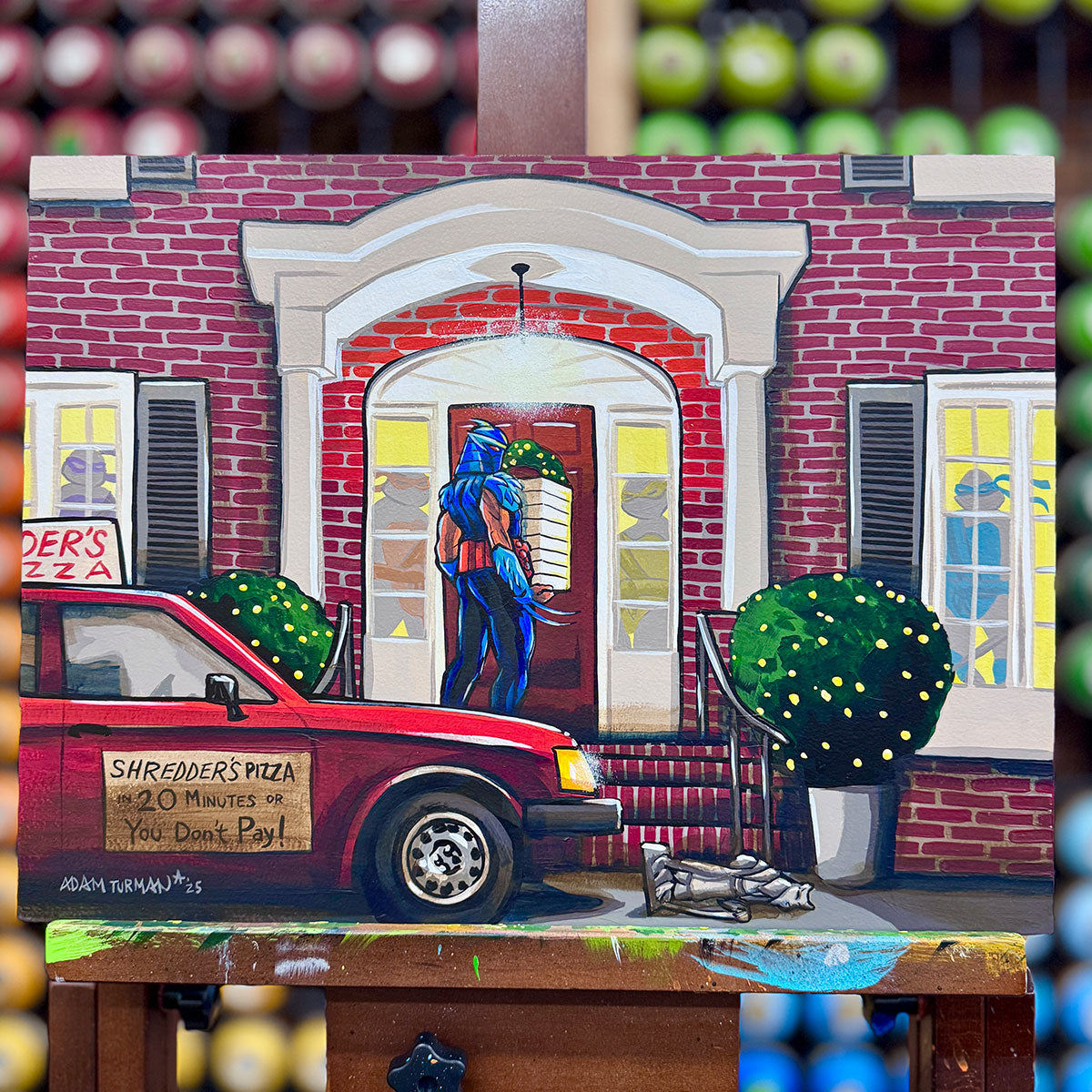 Shredder's Delivery - Inktober 2025 - 16x12