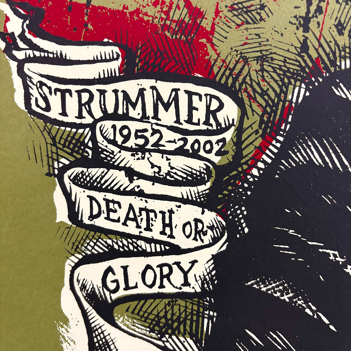 Joe Strummer Death or Glory 2007 - Original Screen Print