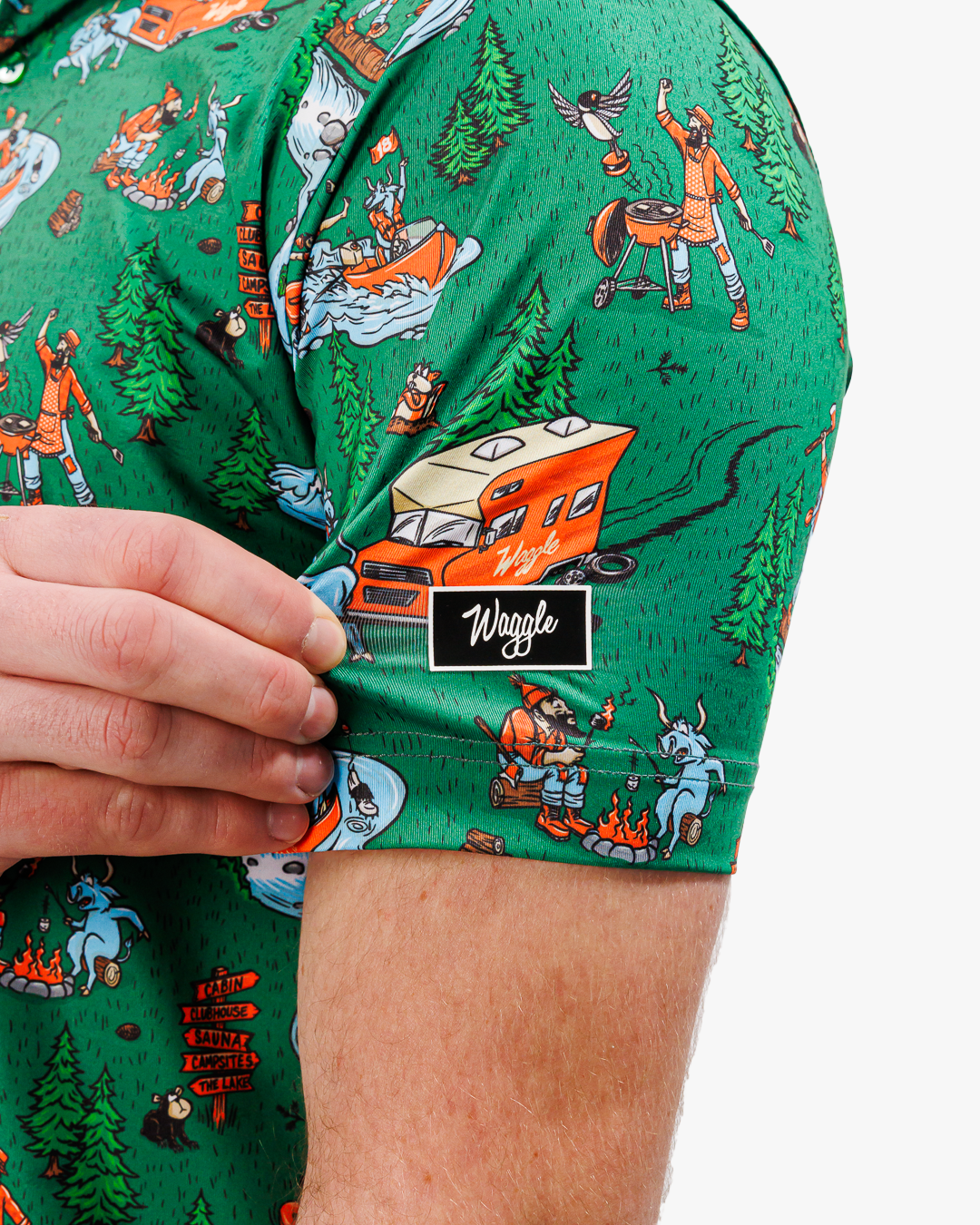 Waggle Men's Golf Polo