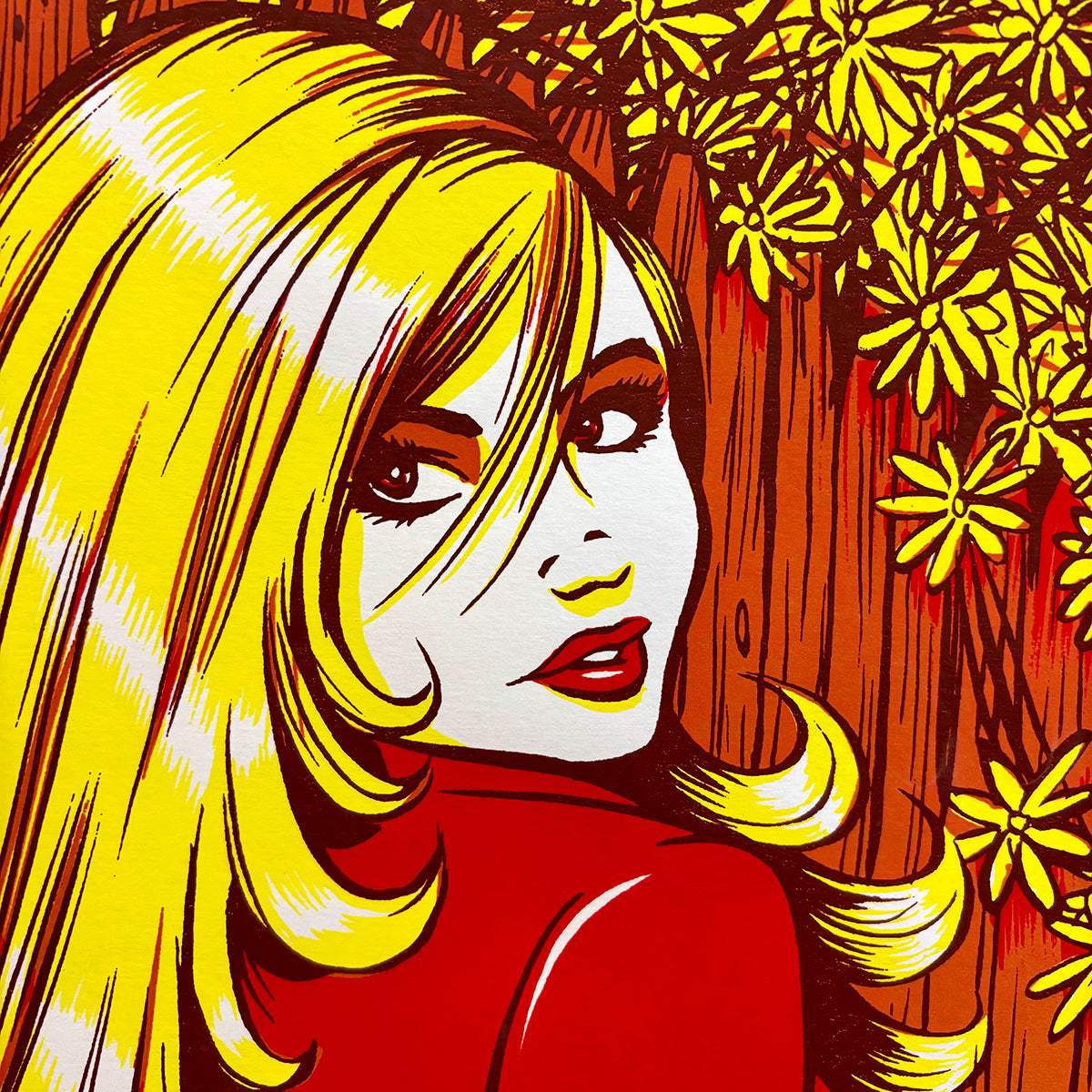 Red Fence 2006-2007 - Original Screen Print