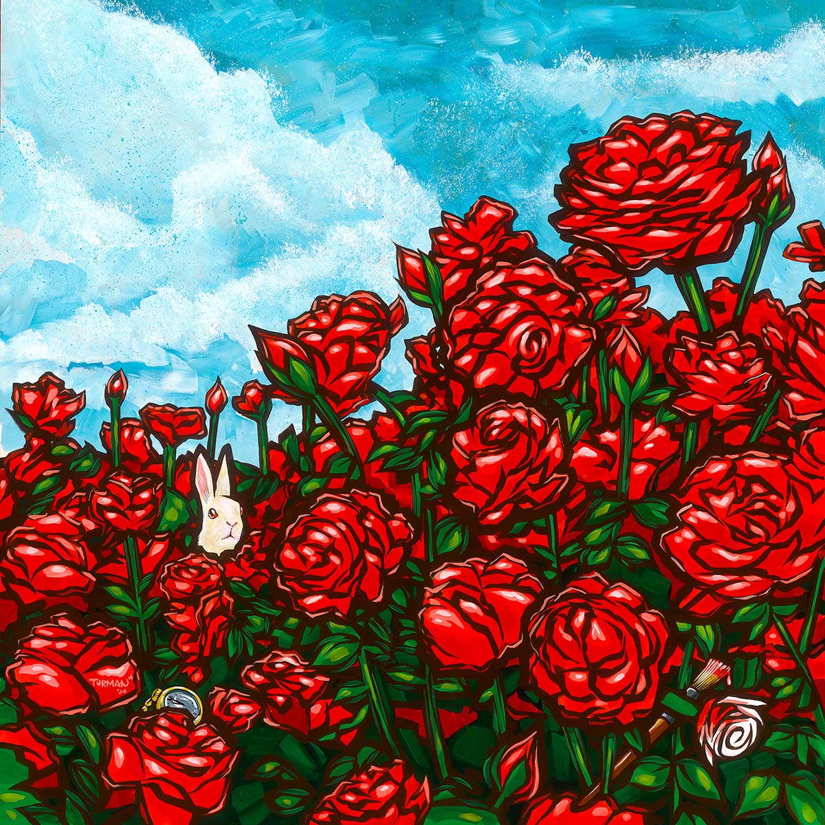 Roses Are Red - Original Painting