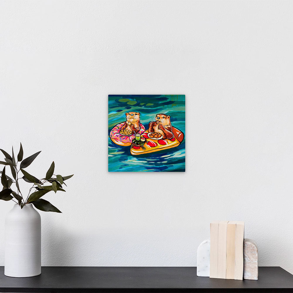 Snacks with River Otters