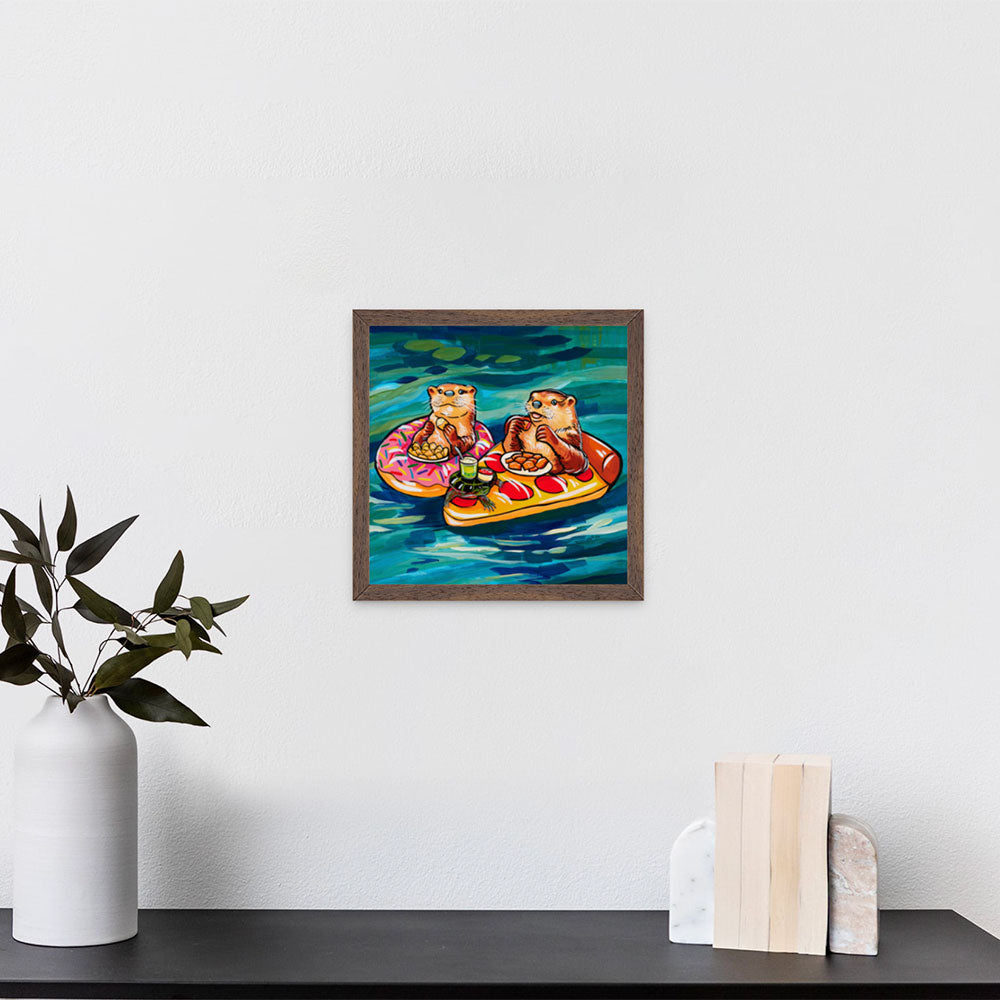 Snacks with River Otters