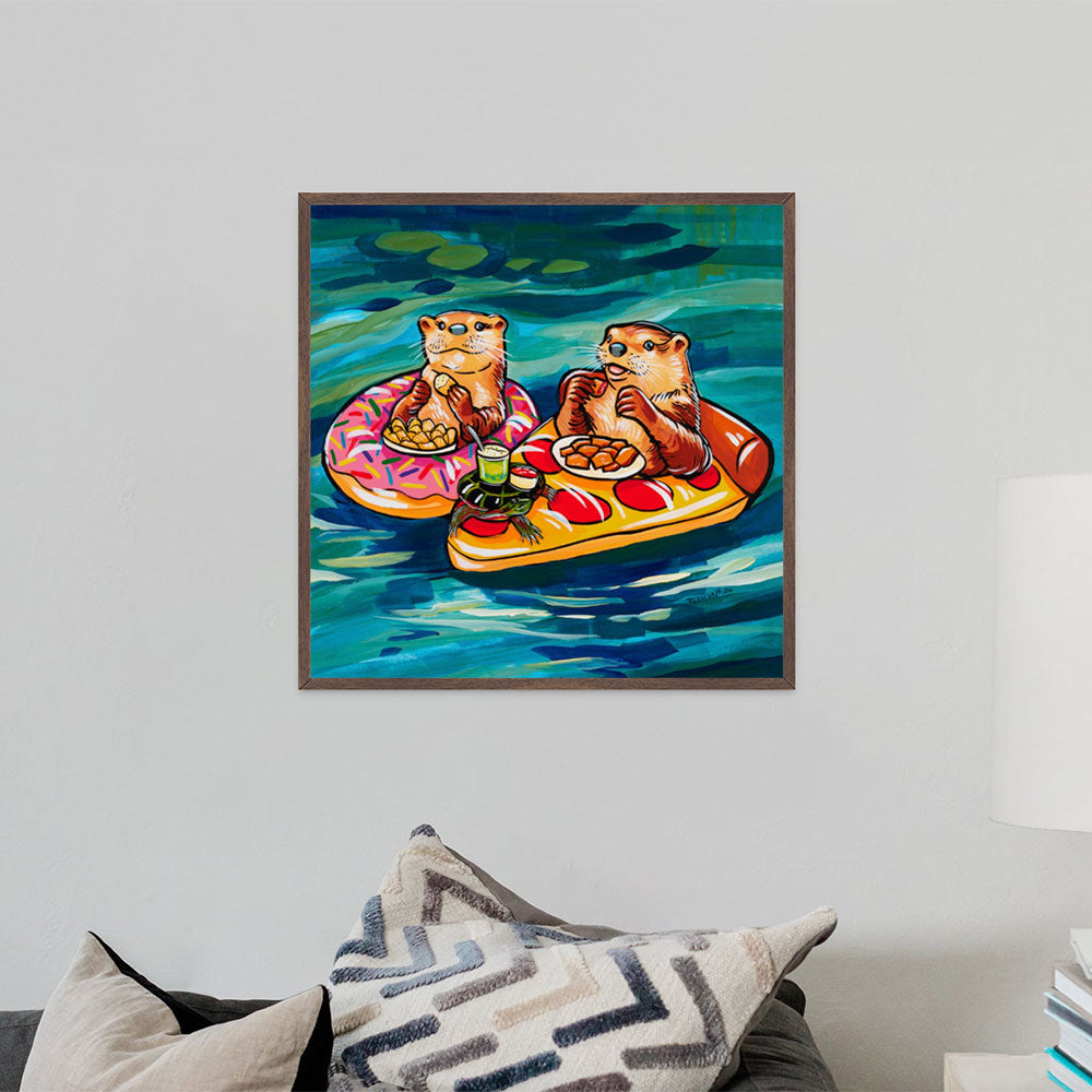 Snacks with River Otters