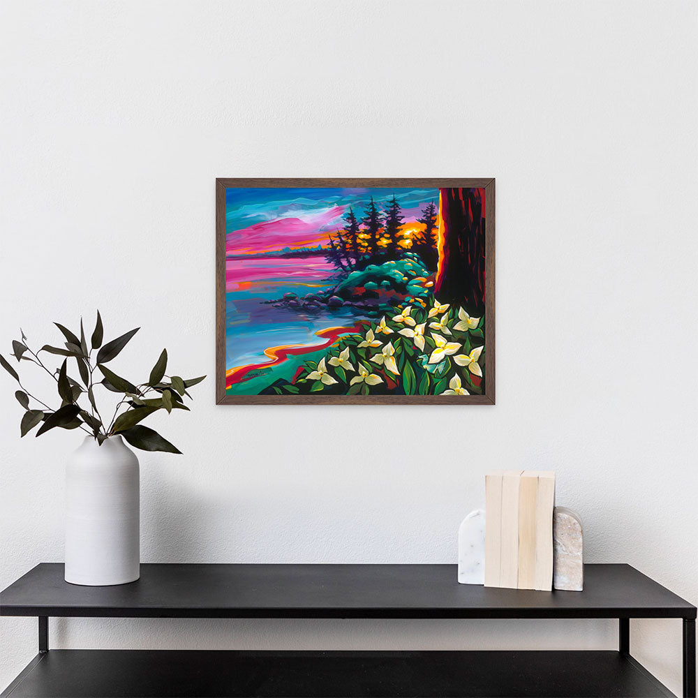 Sunlit Suntanned Trillium