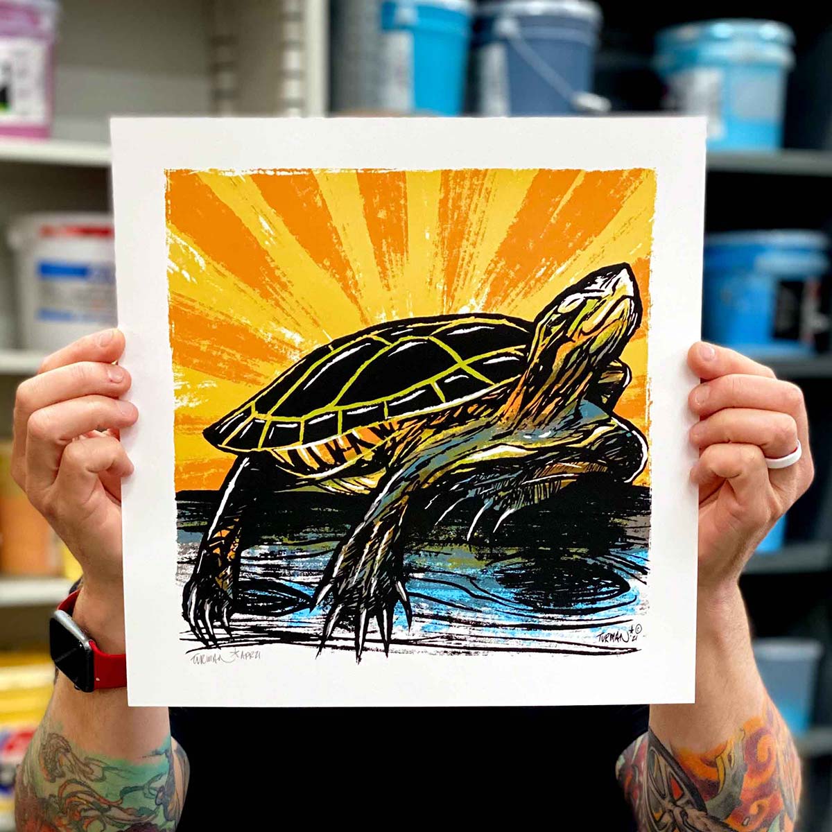 Sunny - Original Screen Print