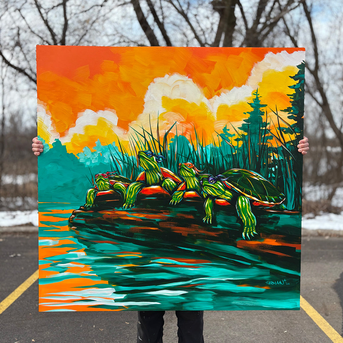 The Masters - Original Painting - 48"x48"