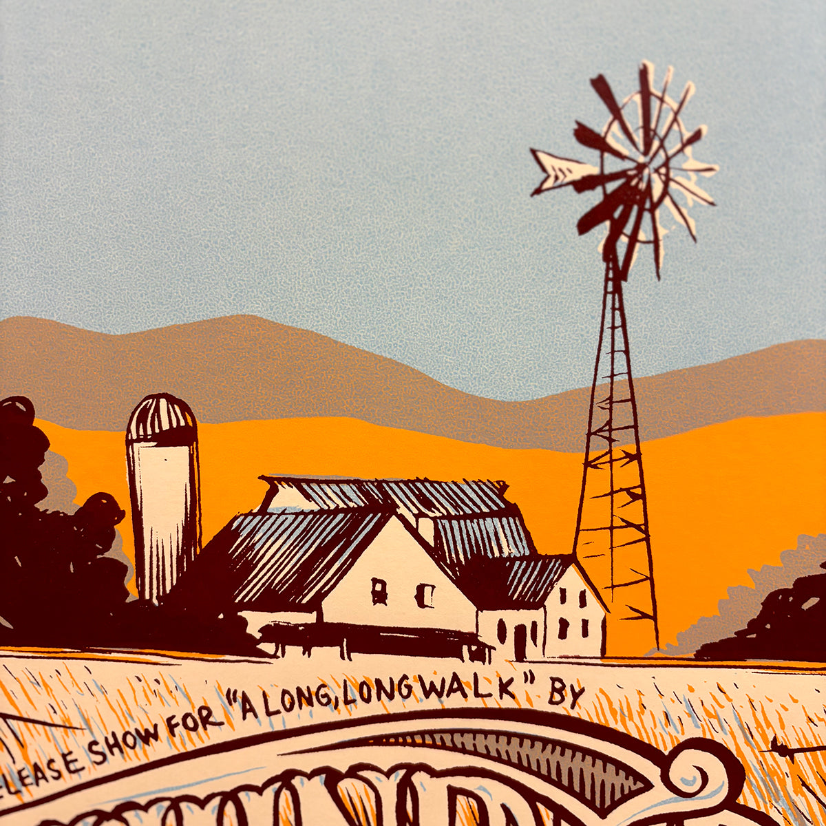 Thunder in the Valley - Original Screen Print