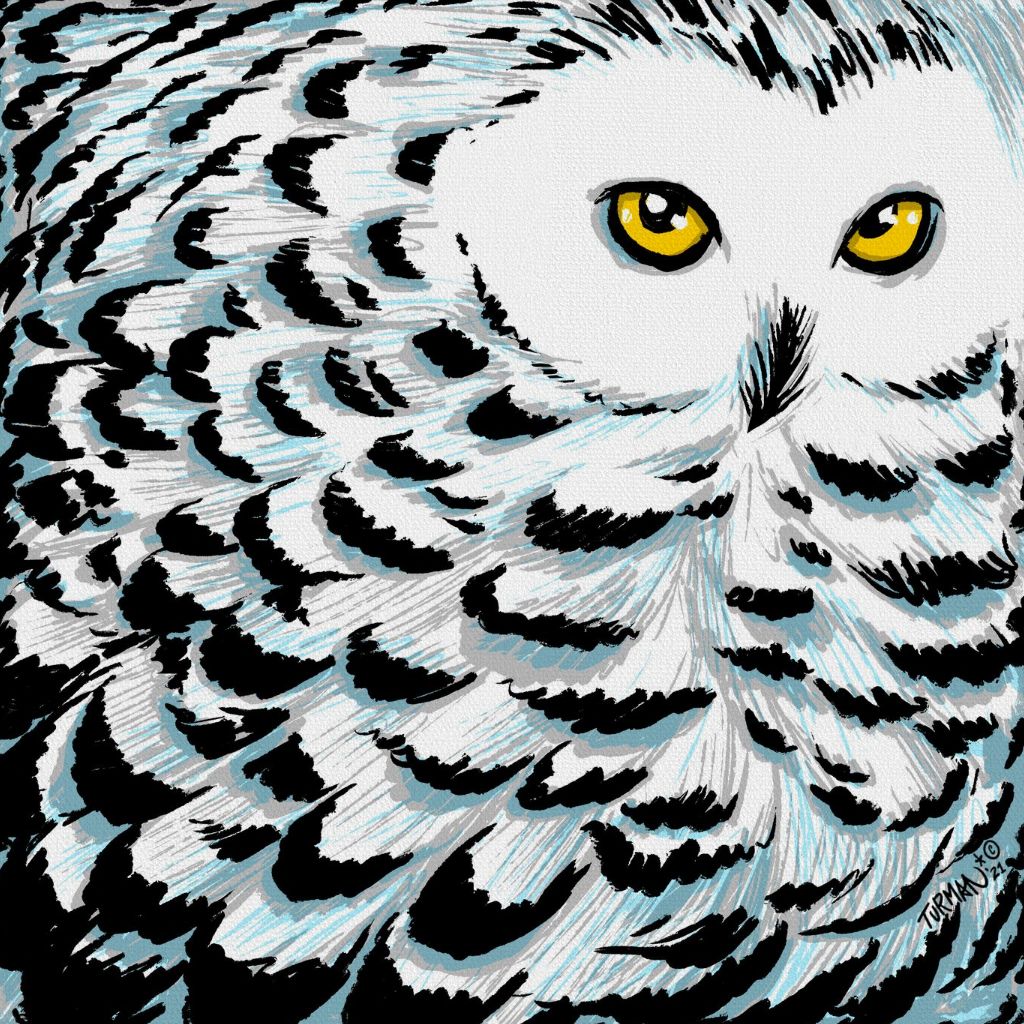 Snowy - Original Screen Print