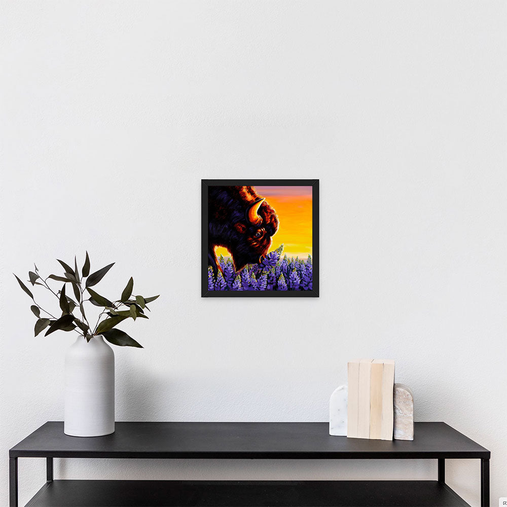 Midwestern Rhinoceros - Buffalo and Lupine