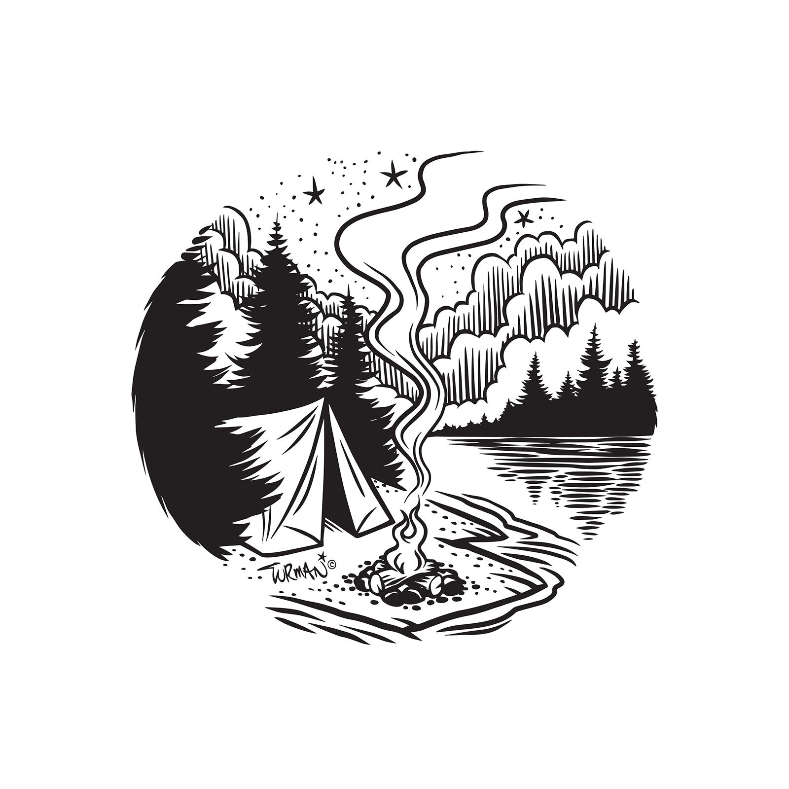 Everyday carry Leather Union Wallet handcrafted by Turman Artwork Company