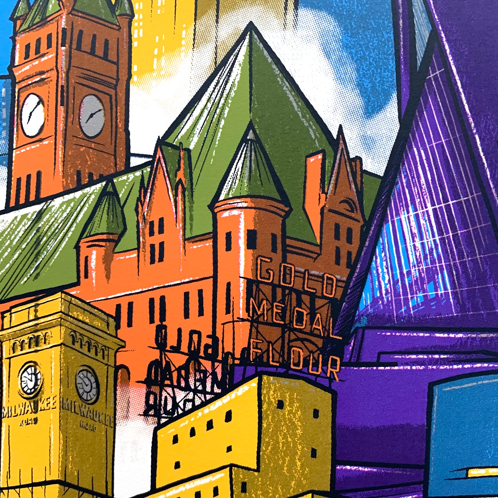 Downtown Minneapolis Skyline - Original Screen Print