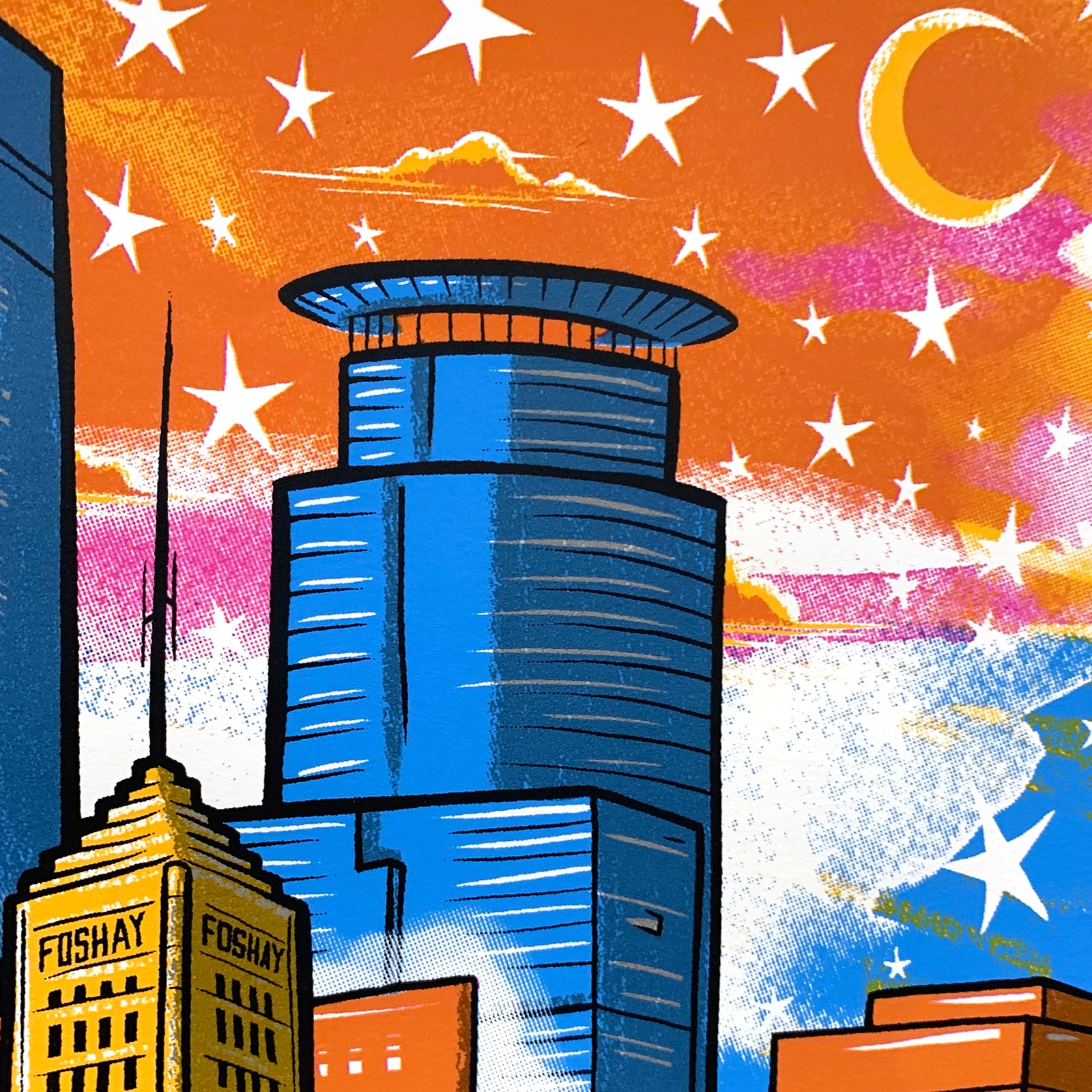 Downtown Minneapolis Skyline - Original Screen Print