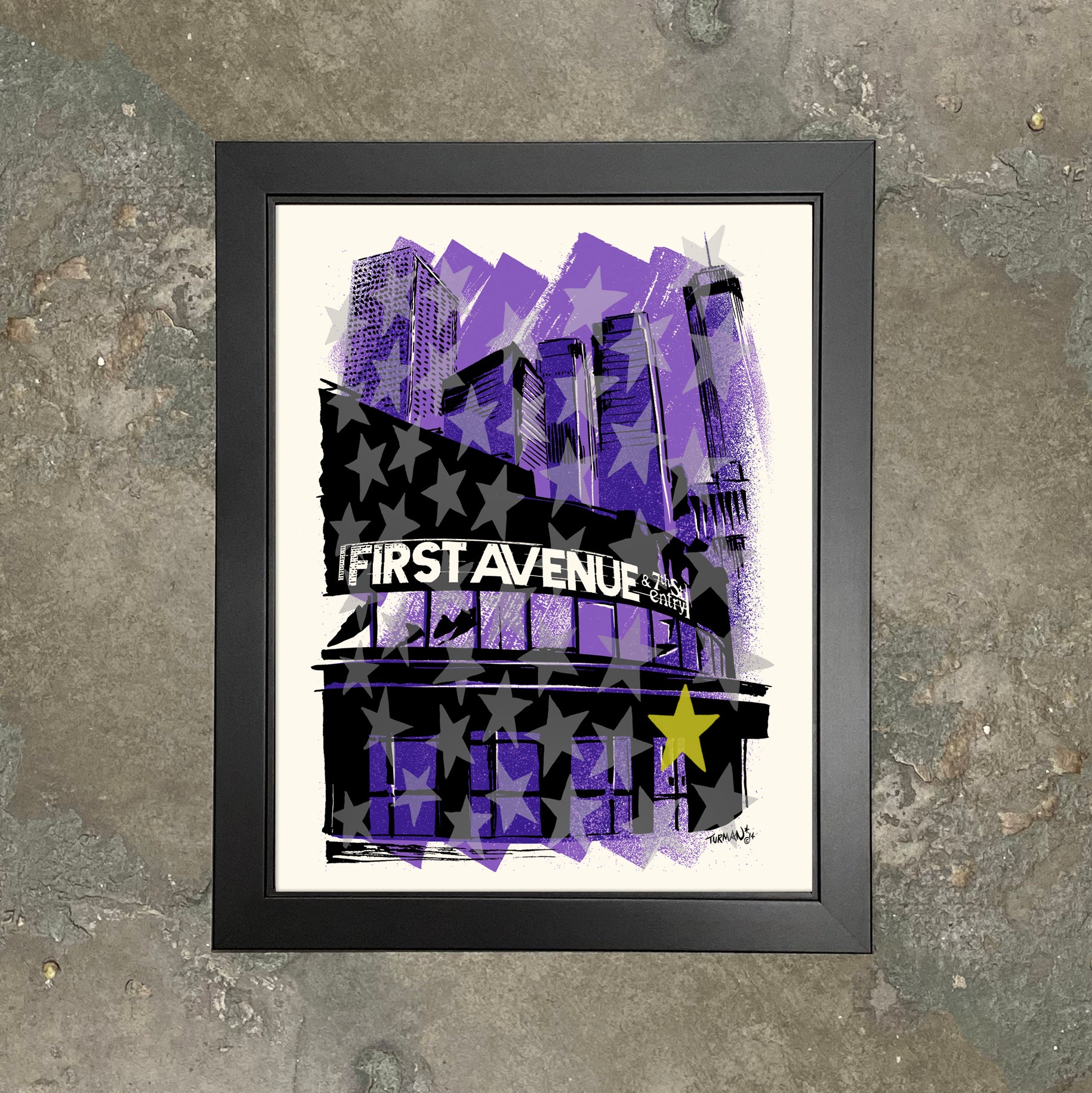 Music Collections - a framed picture of a building