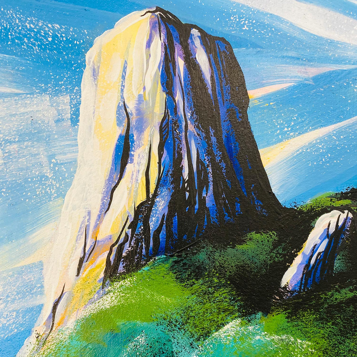 Sugar Loaf, Winona Original Painting by MN Artist Adam Turman Turman