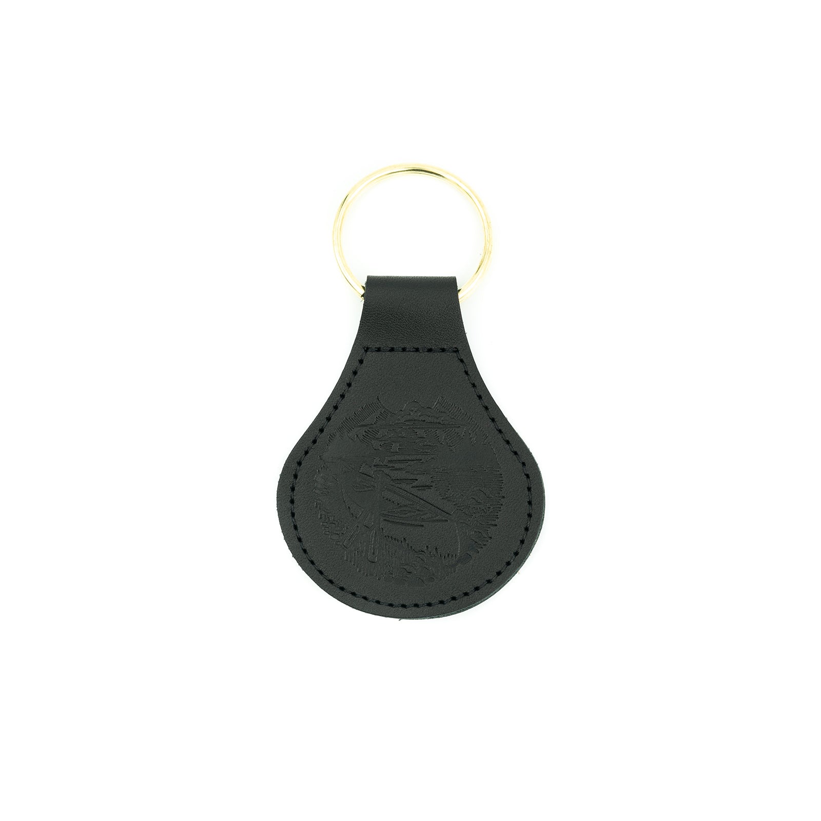 Minnesota Key Fob Leather