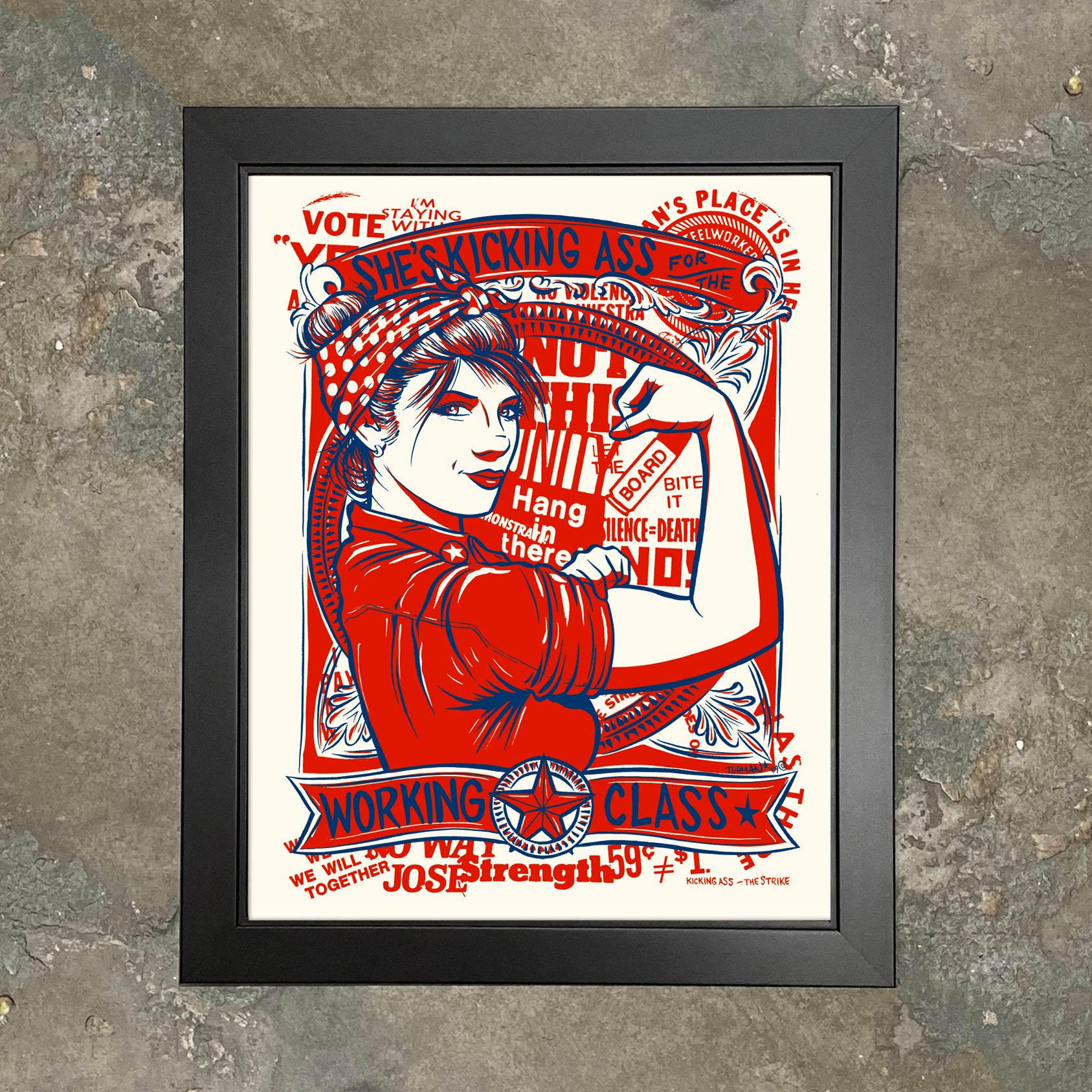 Miscellaneous Collections - a framed poster on a wall