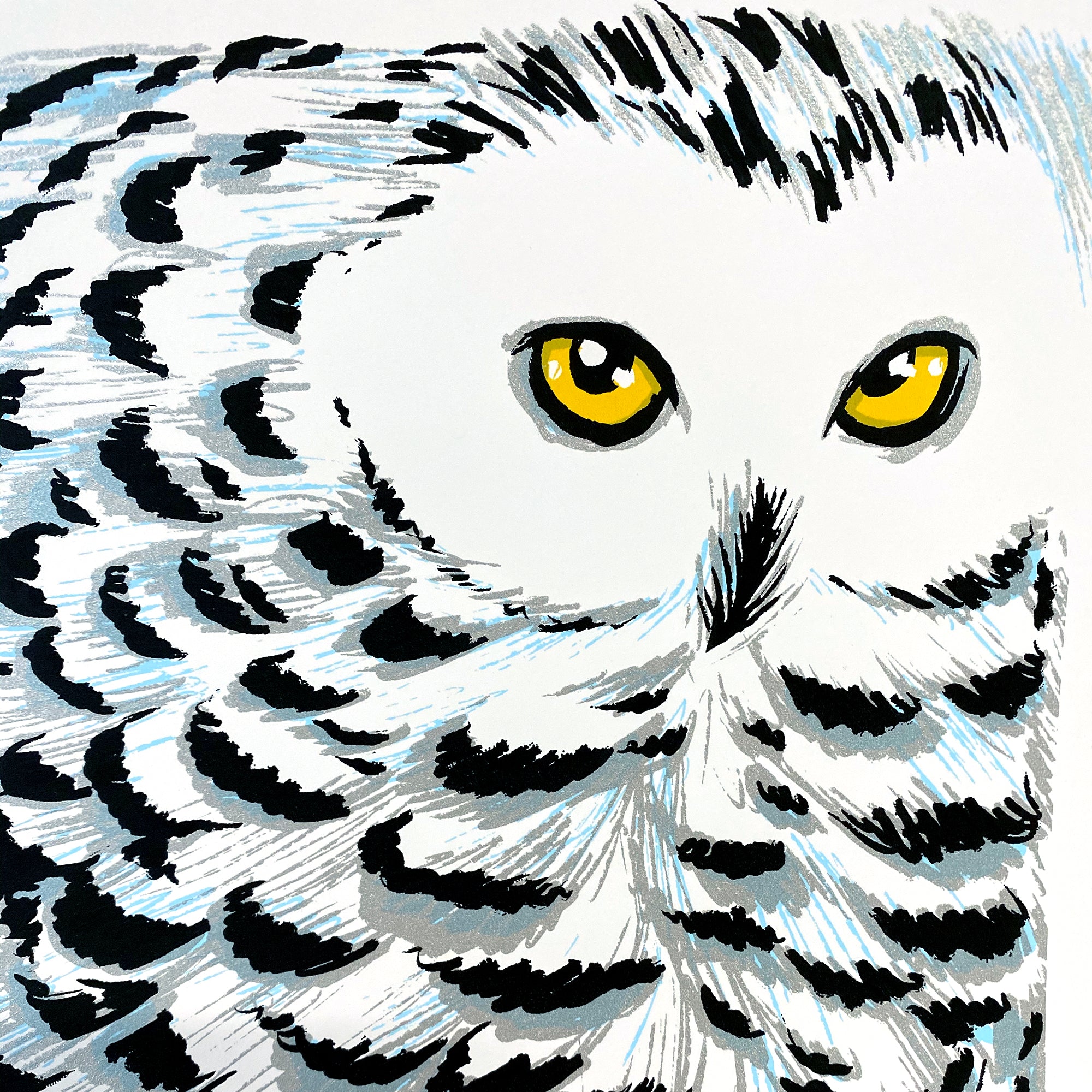 Snowy - Original Screen Print