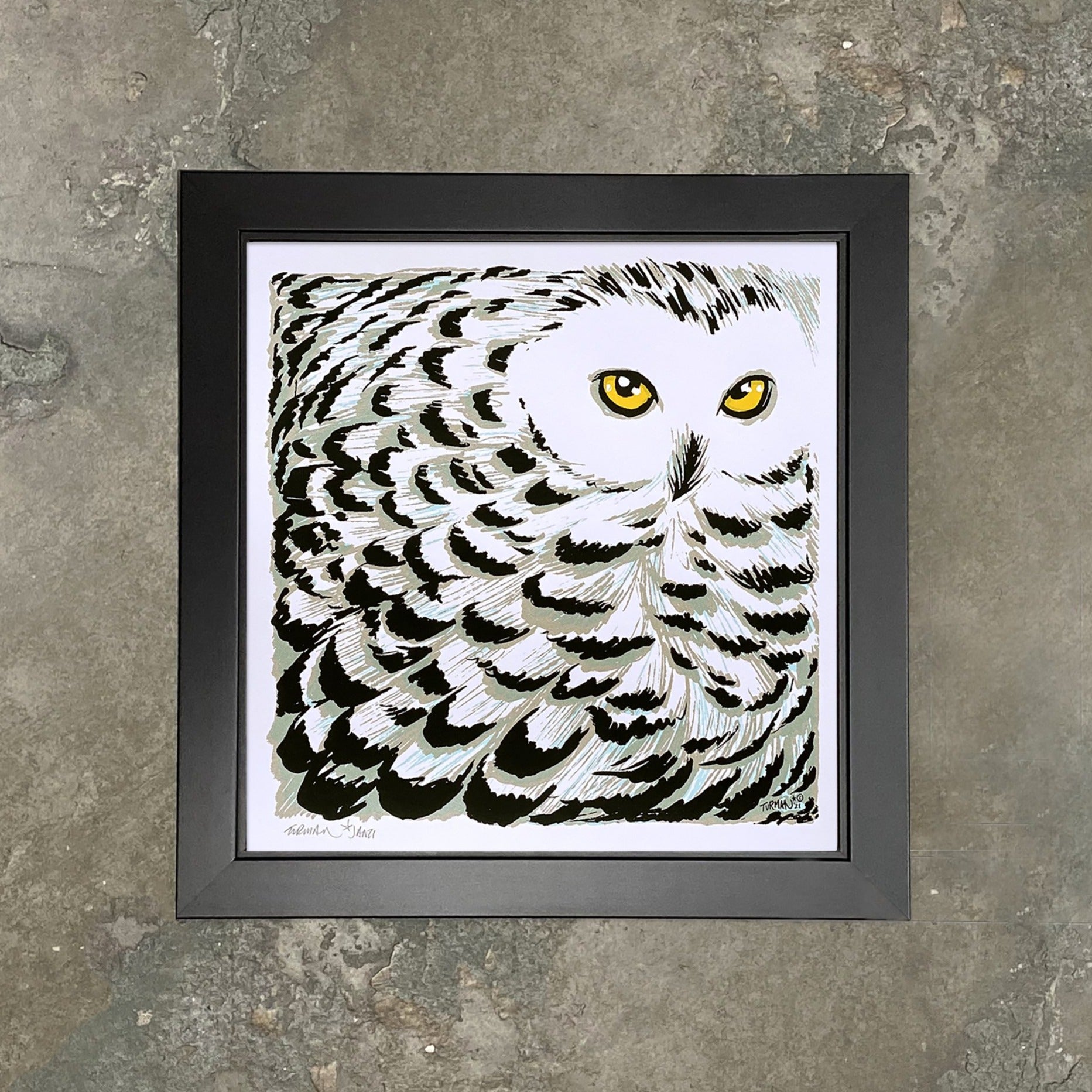Snowy - Original Screen Print