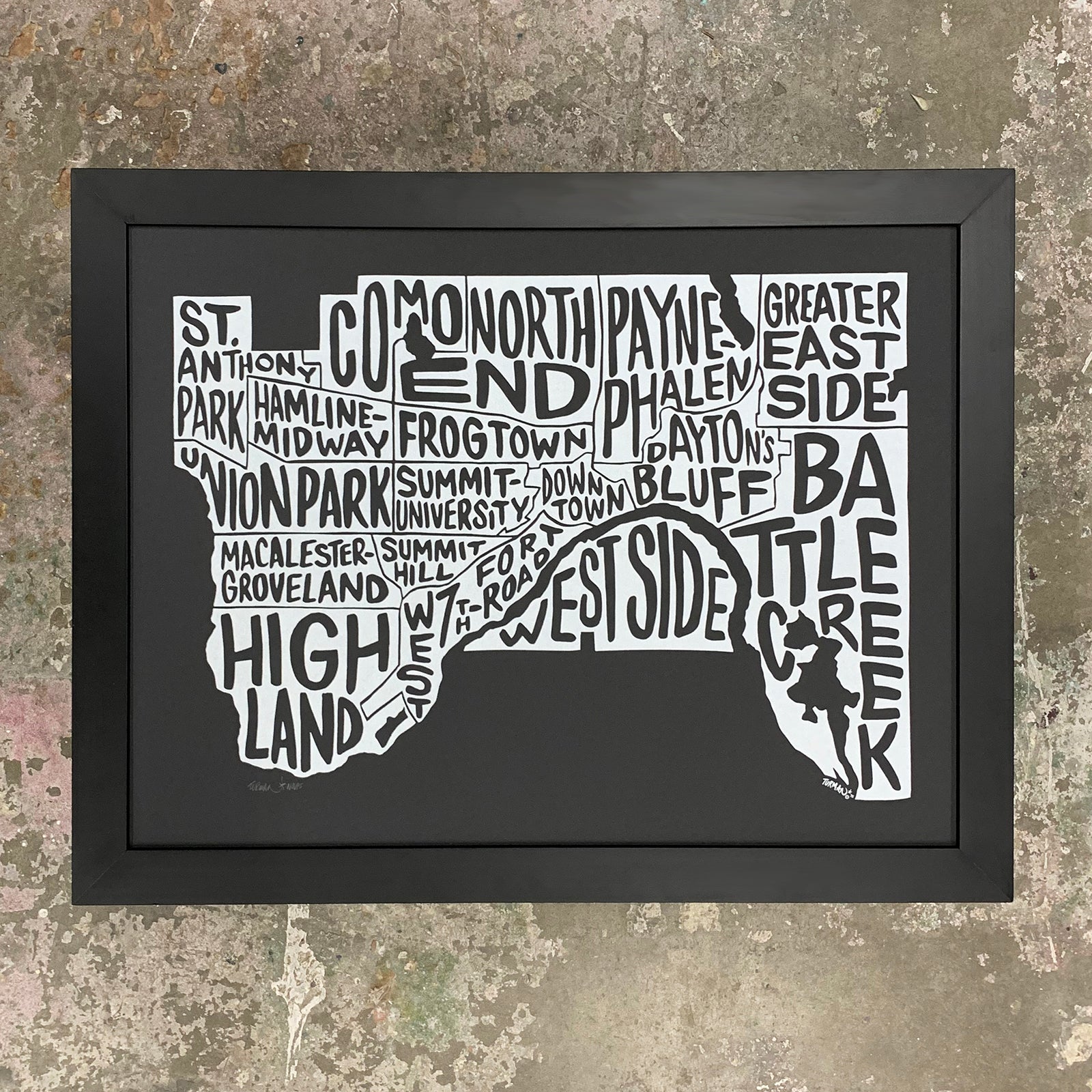 St. Paul Neighborhoods on Black