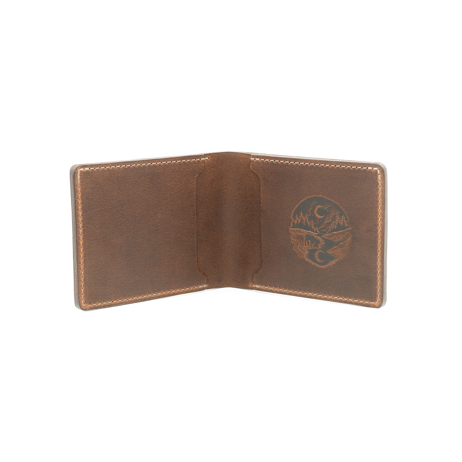 Premium men’s leather billfold wallet made in Minnesota