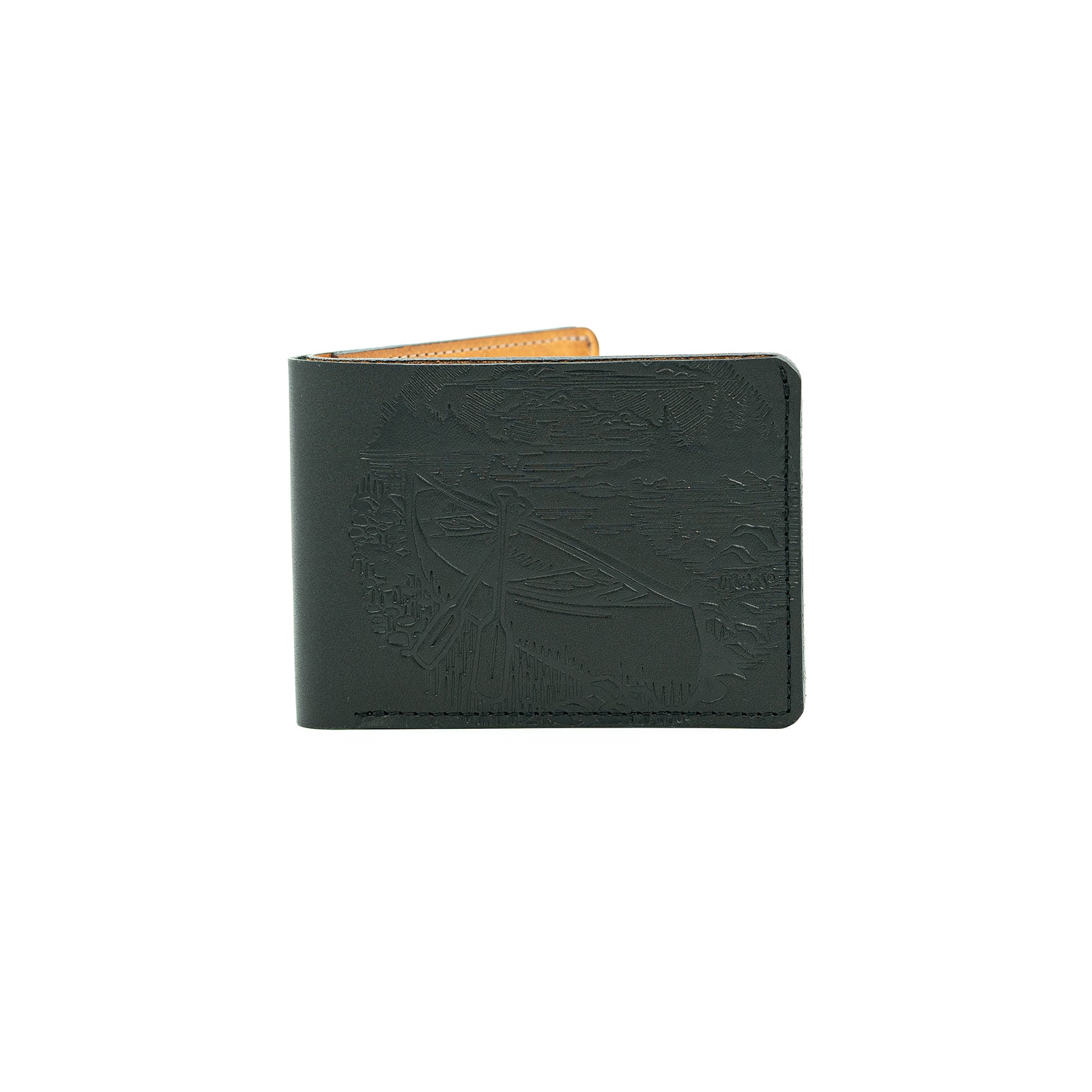 Turman Artwork Company No.9 leather wallet in black and tan