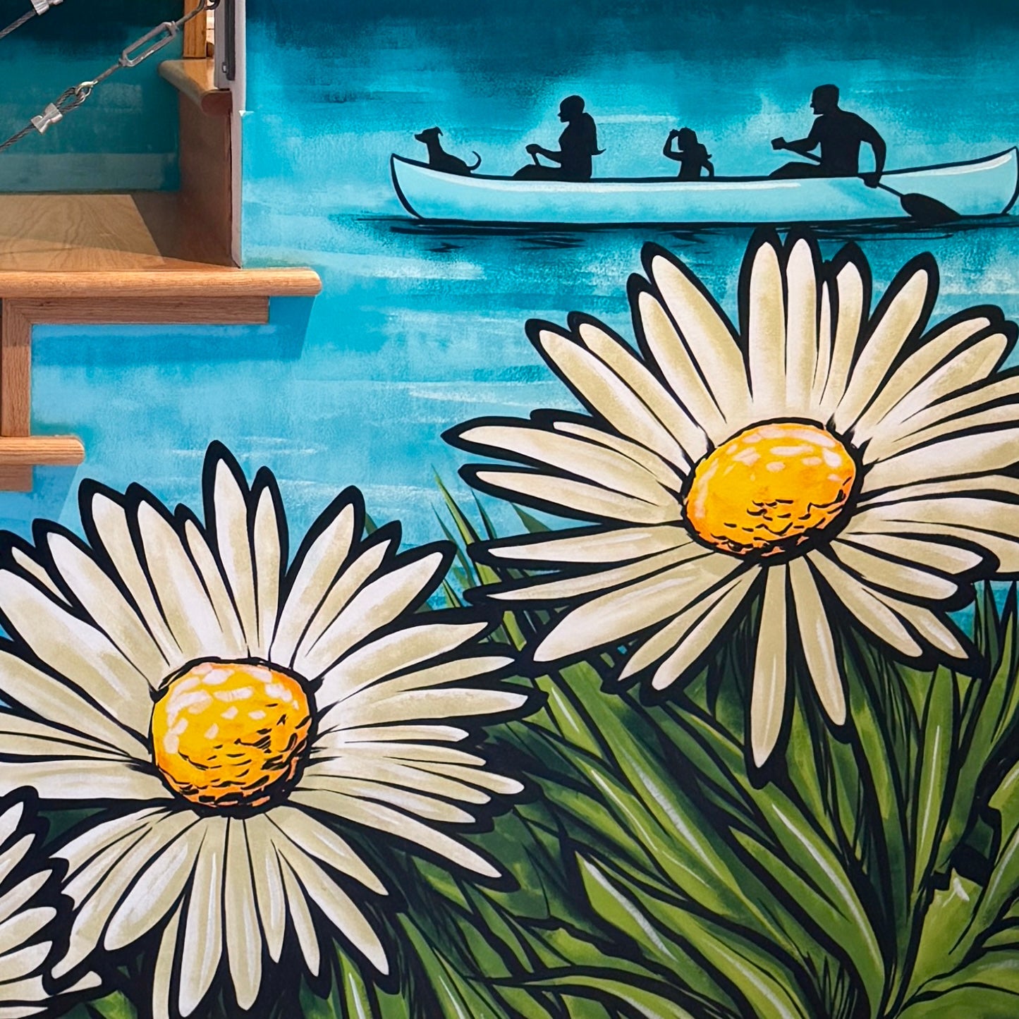 A Residential Mural on Lake Bde Maka Ska