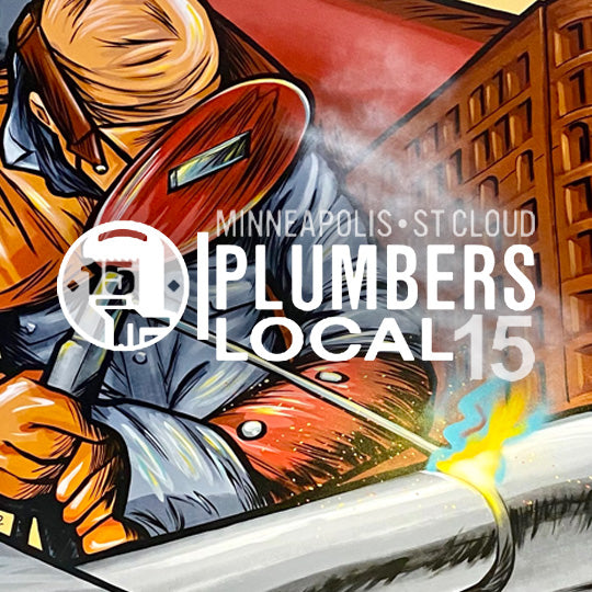 UA Plumbers Local 15 Mural Artwork
