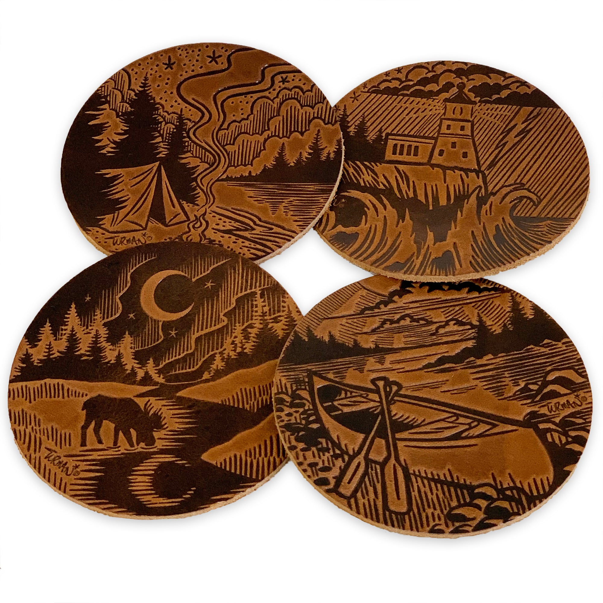 Minnesota Leather Works - Leather Wallets by Adam Turman