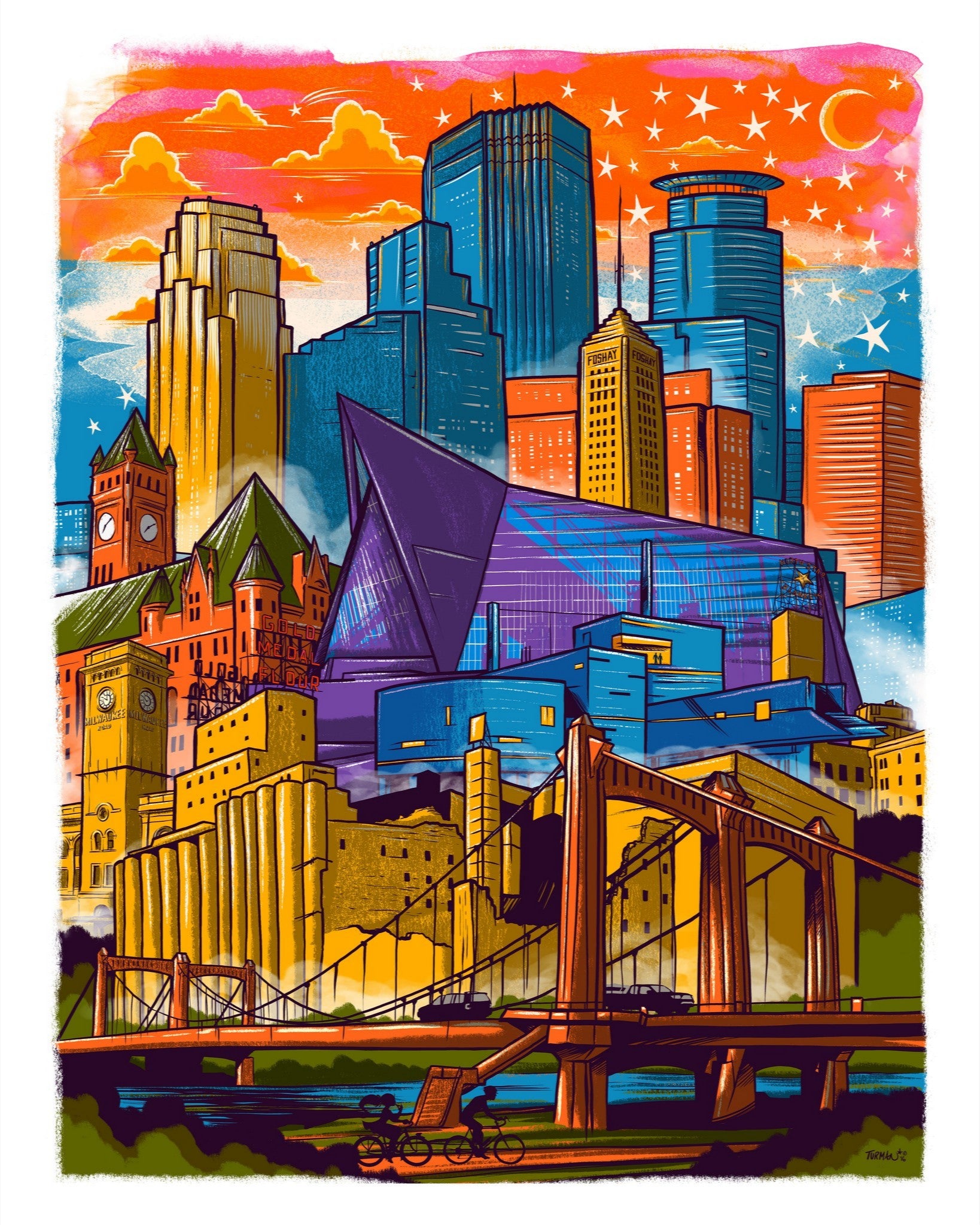 Downtown Minneapolis Skyline