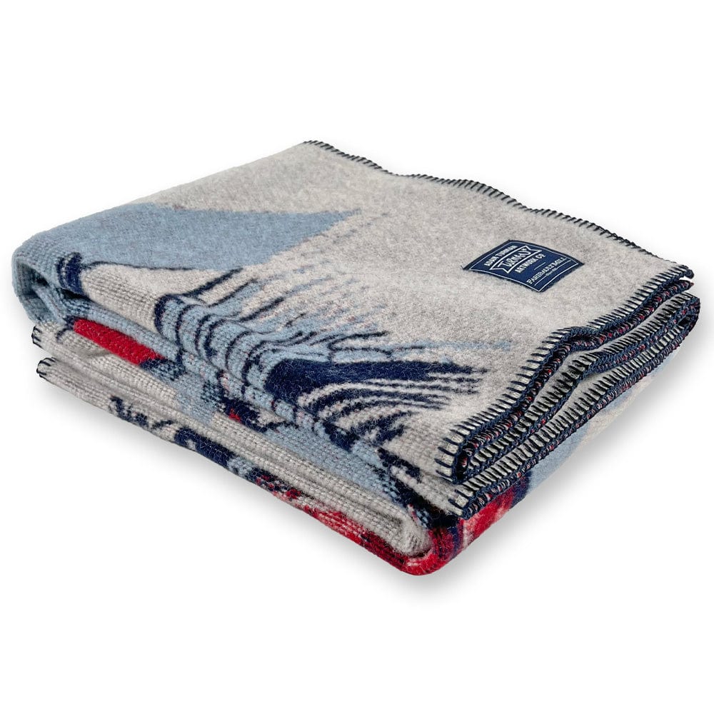 Minnesota Abbey Road Wool Throw Blanket Printed by Adam Turman