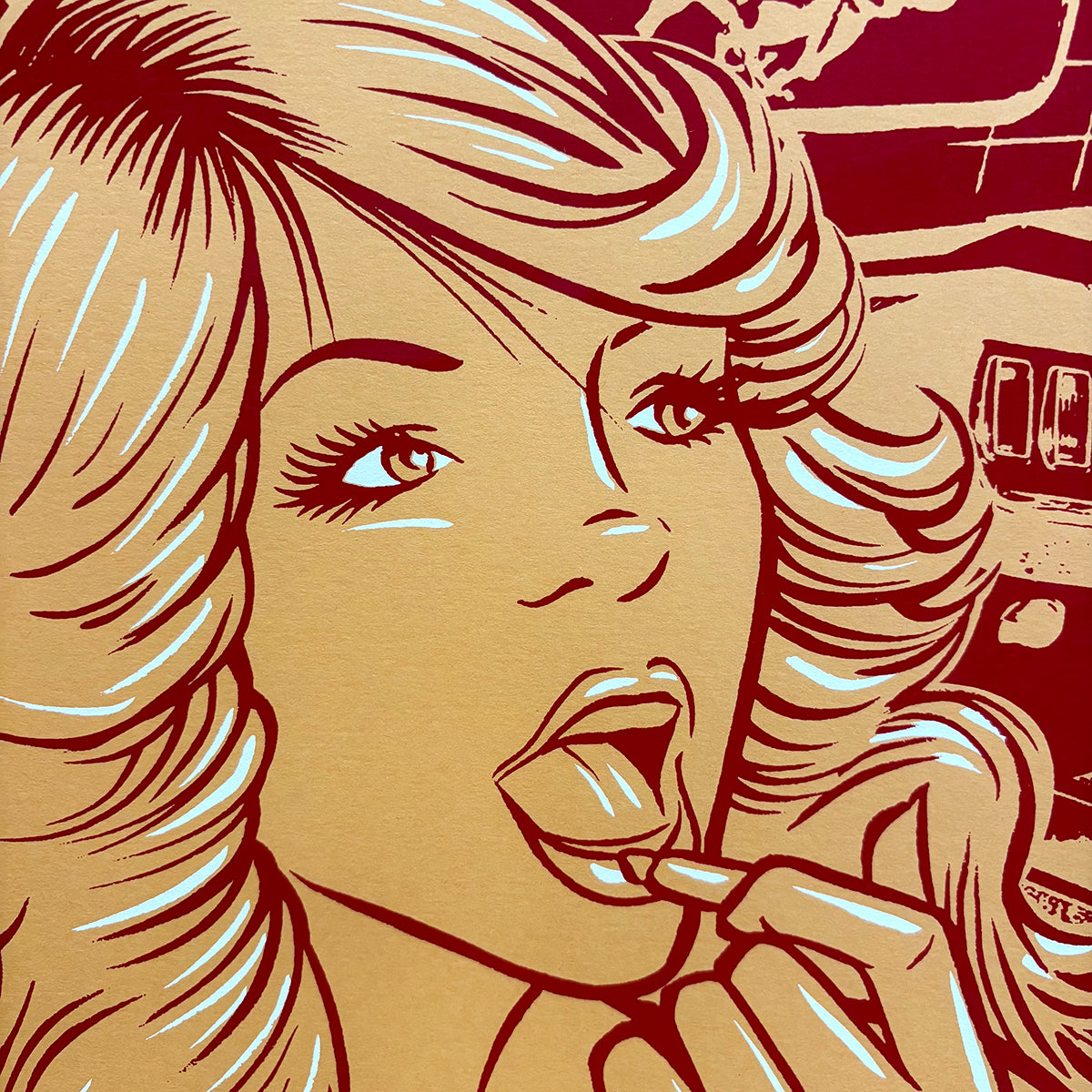 Boss 302 - Original Screen Print